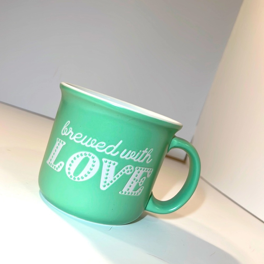 12 oz ceramic mug.